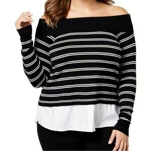 INC Off Shoulder Sweater Size 1X NWT